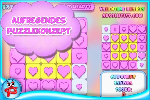 Valentine Hearts Collapse Game screenshot 3