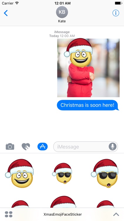 Merry Christmas Emojis - Christmas Stickers