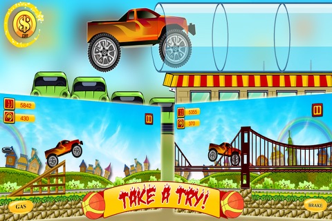 Turbo Car Hill Race Stunts Pro screenshot 2