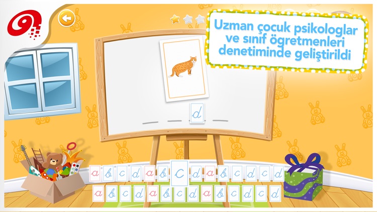 Harfleri Öğren: Sesleri ve yazılışları ile harfler - 4 ve 7 Yaş arası çocuklar için eğitici oyun - Okul öncesi okuma, yazma öğrenimi