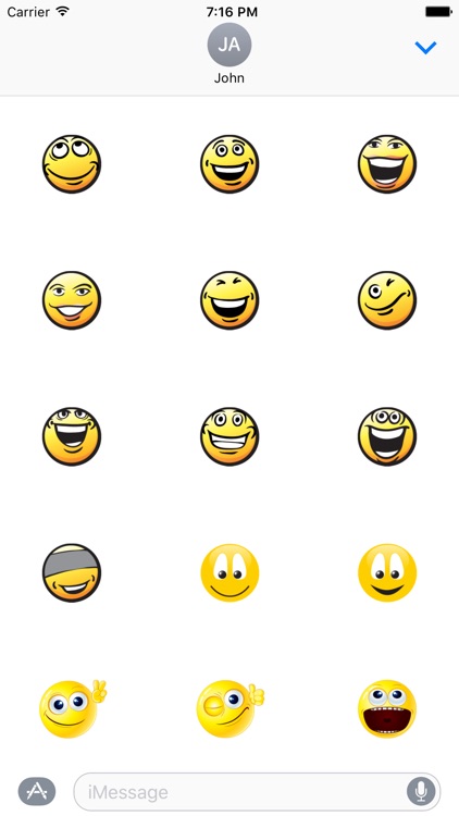 Happy Smile "Big Smilies Stickers" for iMessage