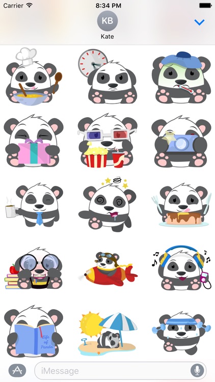 Oh Panda! Stickers