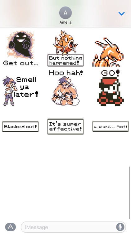 Pokémon Pixel Art, Part 1: English Sticker Pack