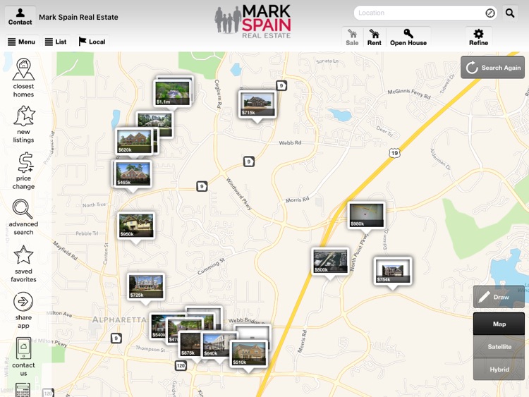 Mark Spain Real Estate for iPad