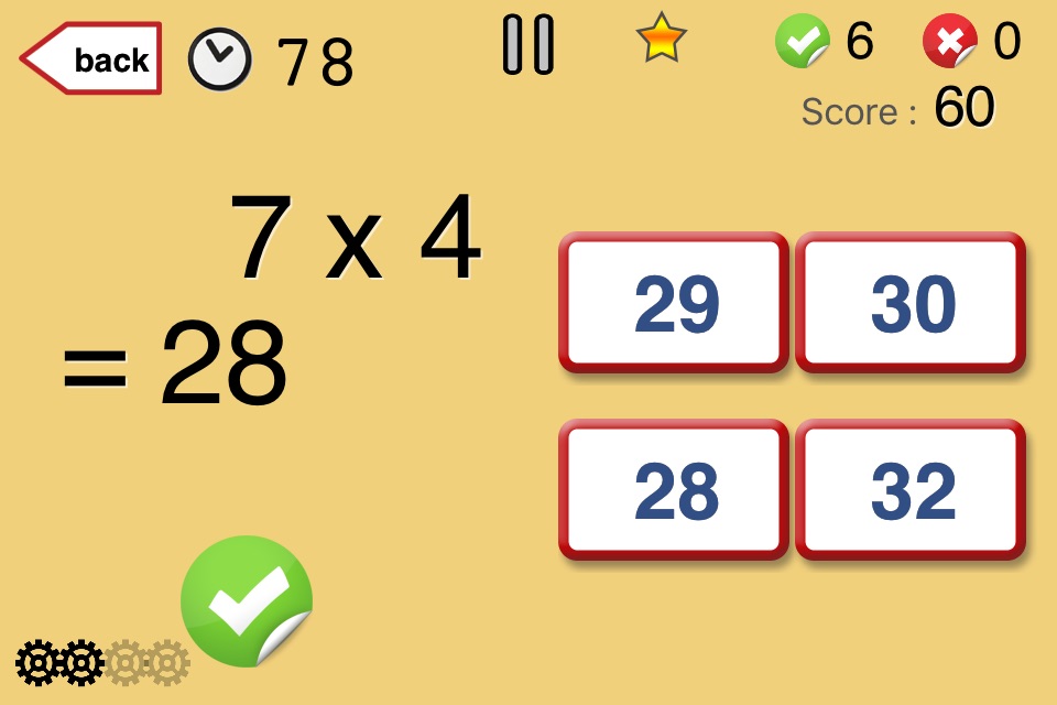 Math Seniors - brain training screenshot 3