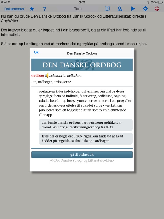 AppWriter Dansk screenshot-4