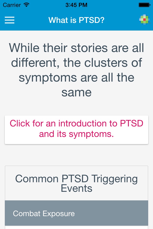 PTSD Toolkit for Nurses screenshot 3