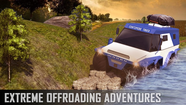 Off-Road Centipede Truck Driving Simulator 3D Game