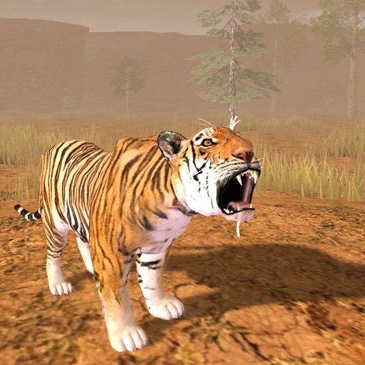 Hungry Tiger 3D Icon