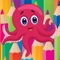 Coloring pages book for kids is game full of cute pictures