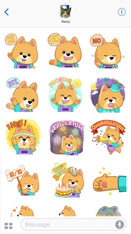 Borky Stickers