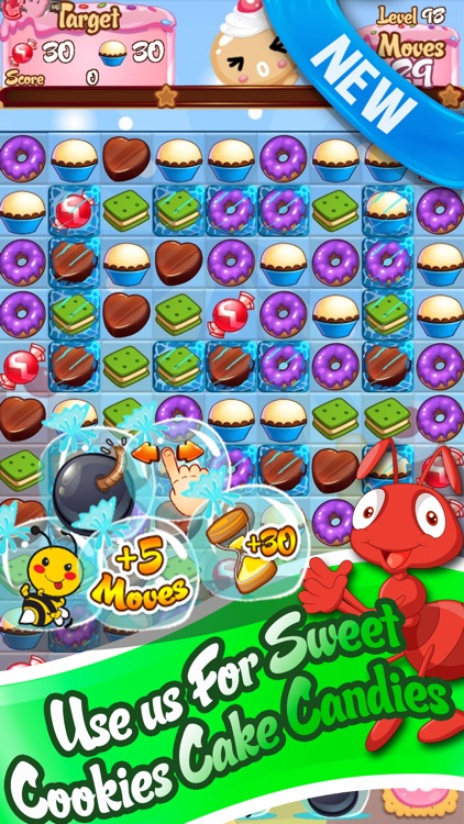 cookie Splash Mania - Match 3 Puzzle game screenshot-4