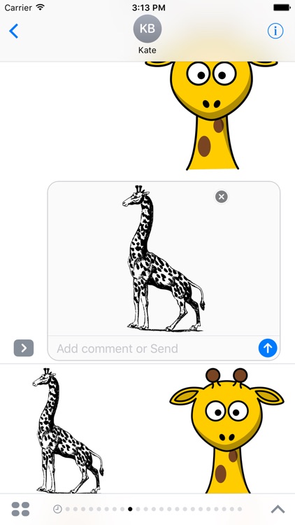 Giraffe Stickers