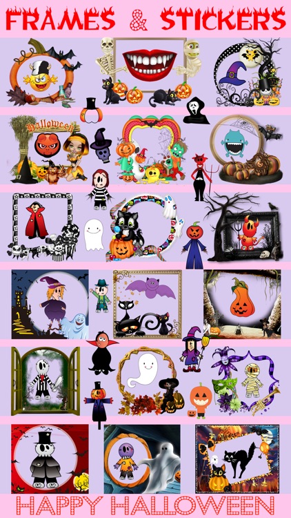 Halloween Photo Frames Editor & Sticker Booth Free screenshot-3