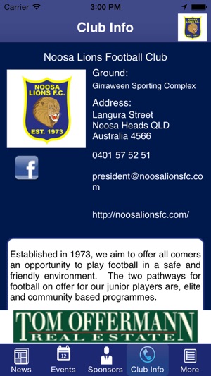 Noosa Lions Football Club(圖2)-速報App