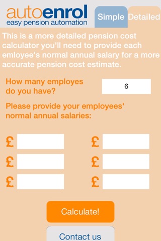 AutoEnrolment Calculator screenshot 3