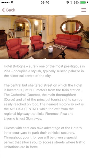 Hotel bologna pisa on the app store Corso interior design bologna