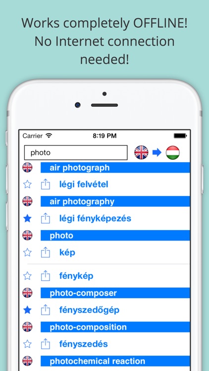 Offline English Hungarian Dictionary with Voice