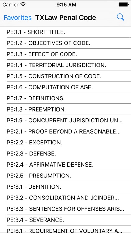 TXLaw Penal Code
