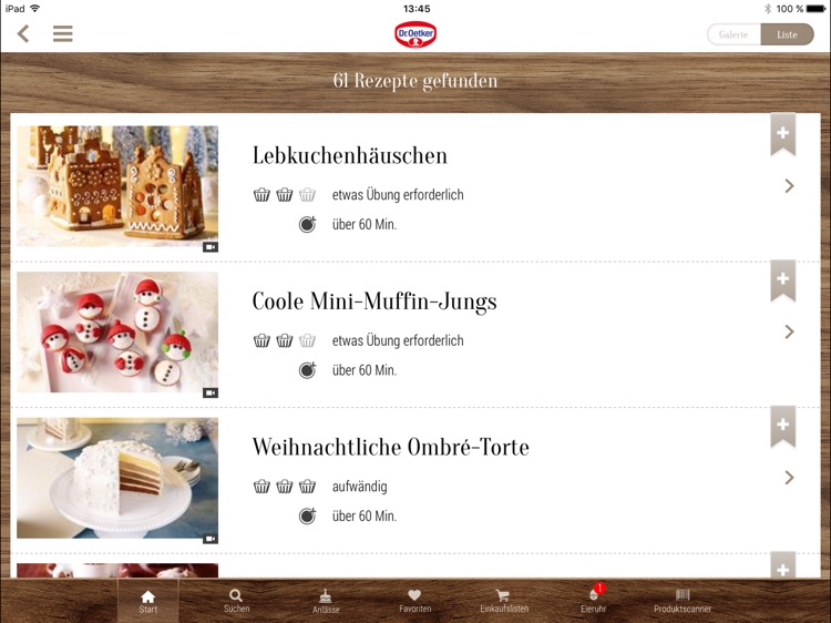 Dr. Oetker Rezeptideen Tablet screenshot-3