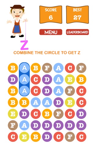 Just get Z - Letters Puzzle Mania screenshot 3