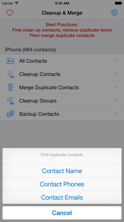 Clean, Merge & Remove Duplicate Contacts screenshot-3