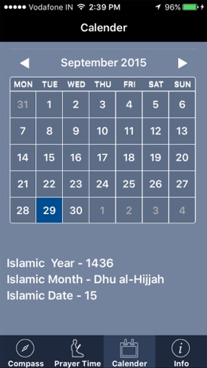 Qibla Compass : Prayer Times, Islamic Calendar, Azan(圖2)-速報App