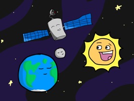 A fun and exciting pack of space themed emoji stickers for iMessage