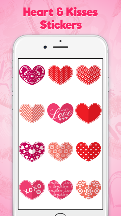 Heart and Kiss Stickers screenshot 3