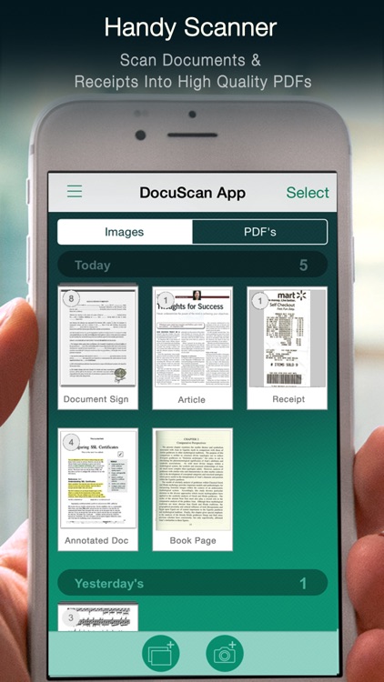 Docu Scan - Document Scanner, PDF Converter and Receipt Organizer
