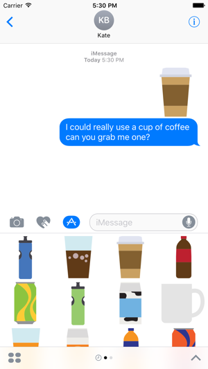 Beverages Sticker Pack for iMessage(圖2)-速報App