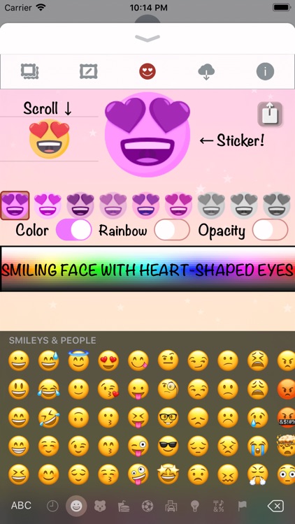 Pink Love • Emoji and stickers screenshot-5