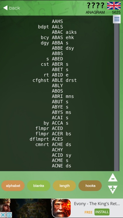 Annie - Anagrammer & Word Search for SOWPODS (UK) screenshot-4