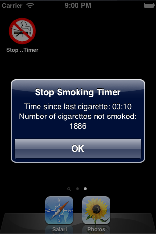 Stop Smoking Timer screenshot 2