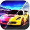 Auto racing highway - racing simulator on the highway with heavy truck traffic