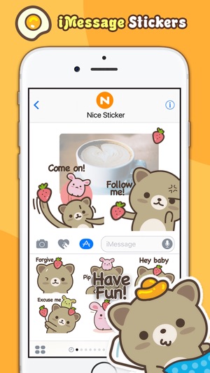 Strawberry Cat - Cute Stickers by NICE Sticker(圖3)-速報App