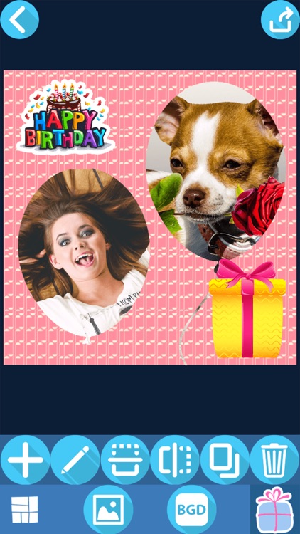 Birthday Picture Collage Maker – Cute Photo Editor screenshot-4