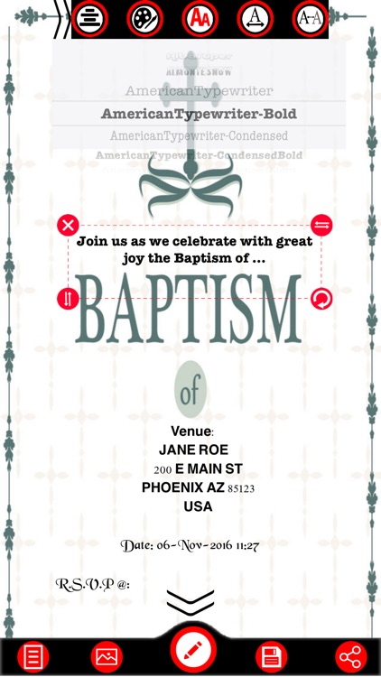 Baptism Invitation Cards Maker screenshot-3