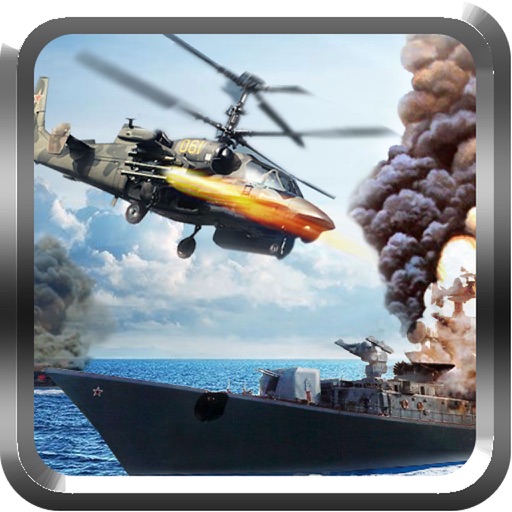 World of Naval Helicopter 3D: Helicopter gunship iOS App