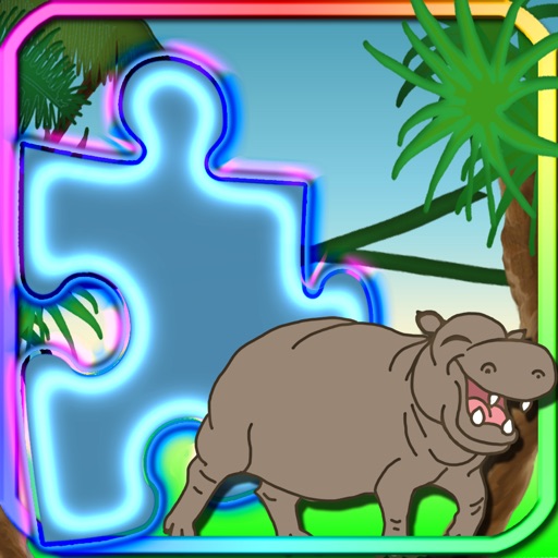 Wild Animals Puzzle Pieces icon