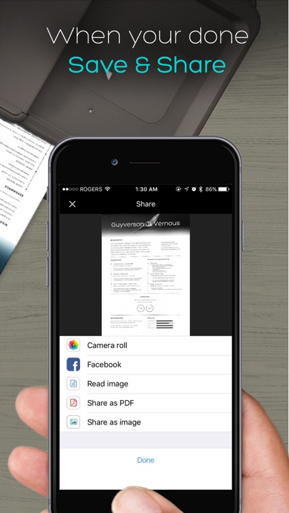 QuickScanner: OCR PDF Scanner & Printer for Documents Emails Receipts screenshot-4