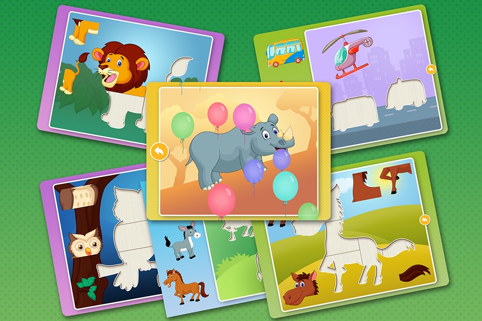 Kids Animal games-SmartPuzzles screenshot 2