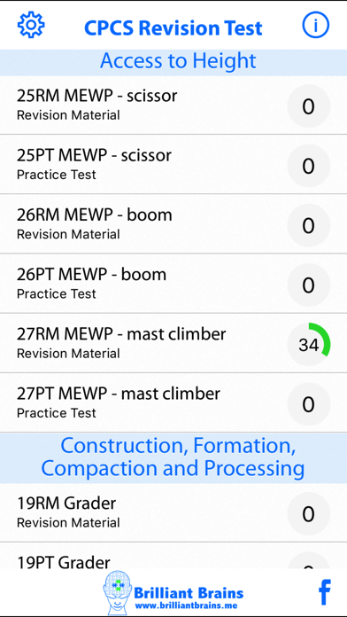 CPCS Revision Test screenshot 2