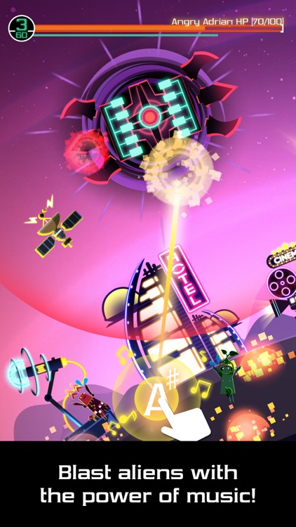 Groove Planet - Rhythm Clicker with your Songs screenshot-0