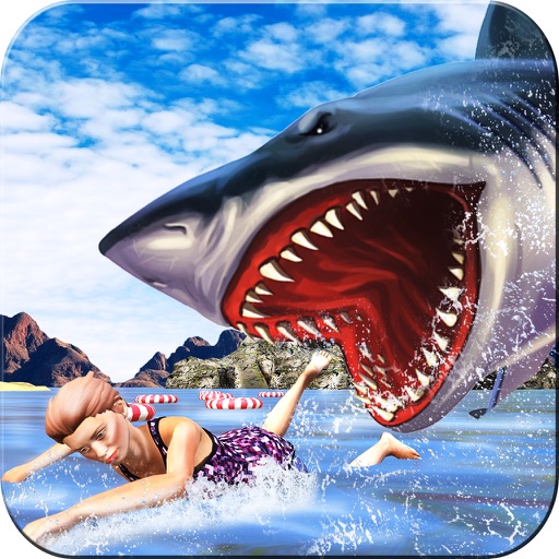 Angry Shark Attack Simulator 2017 icon