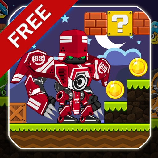 Bots Titans Fighter Bros : Robot Jump and Run Game Icon