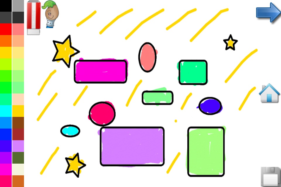 Coloring Shapes for Toddlers ! screenshot 3