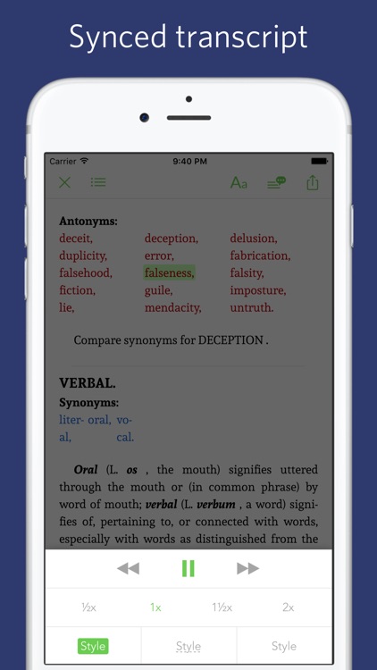 English Synonym Antonym - read aloud