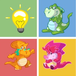 Dinosaur matching remember game preschool matching