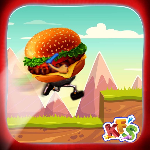 Mr. Burger Run – Infinite runner & jumpig game Icon